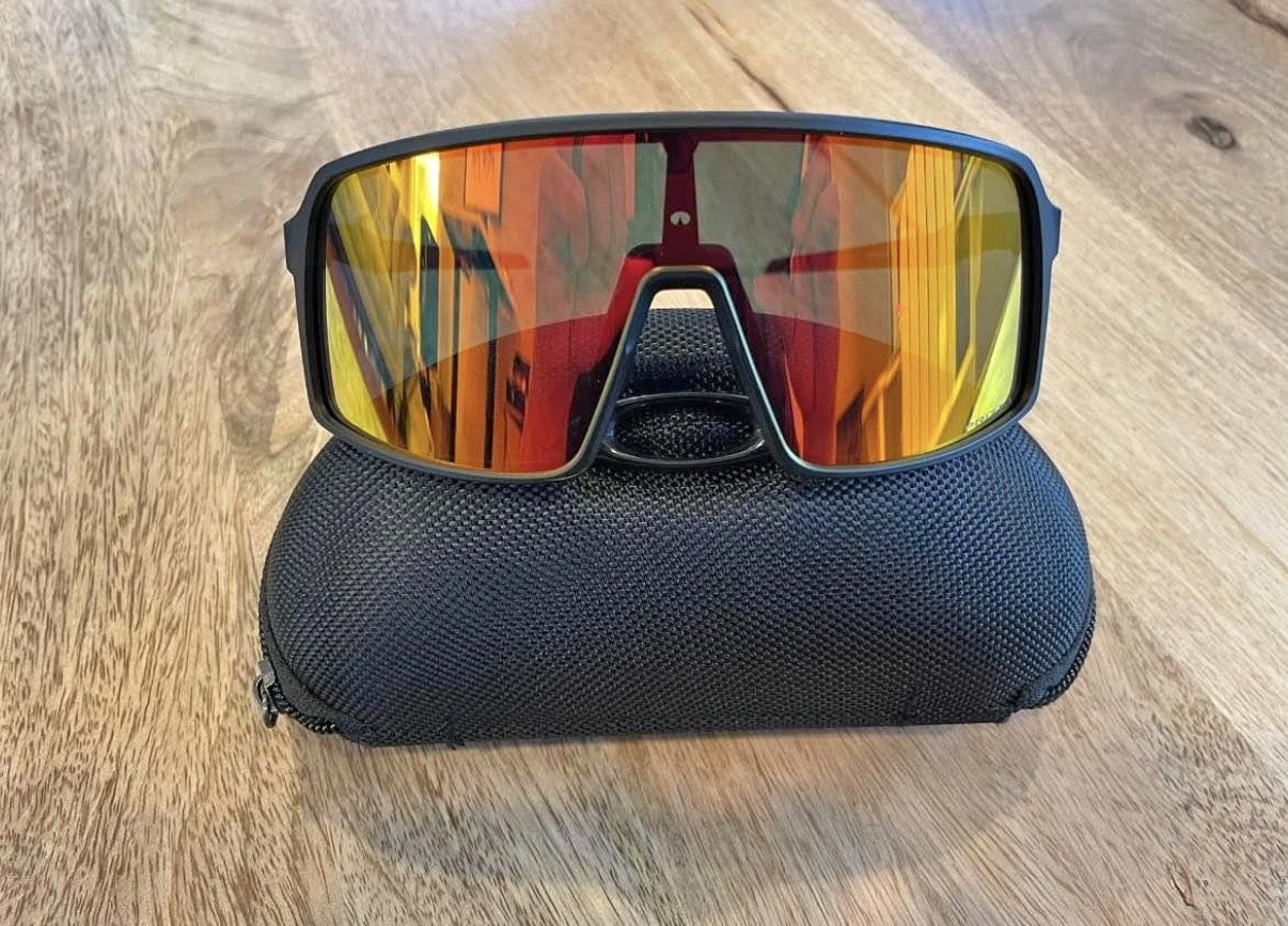 Oakley Sutro Black w/ Red Prizm Lens