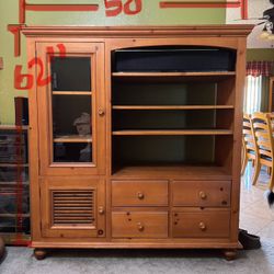 Solid Wood Entertainment Center