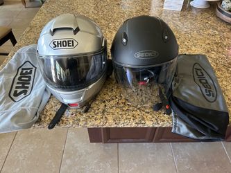 Two large helmets $100