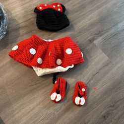 New Born Minnie Mouse Outfit