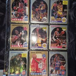 Various Famous Basketball Player Basketball Cards