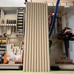 Reeded Wall Panels for Walls, Islands, Cabinets, Ceiling, Tambour Wall Panels, Wall Cladding, Textured Wall Panels, Custom wall MDF panel.