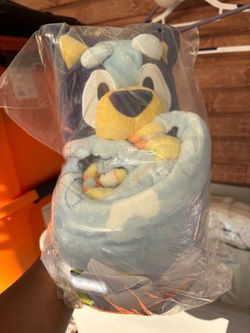 Bluey Plush Stuffed Animal with Blanket