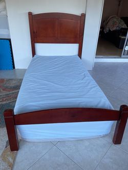 Twin bedframe with mattress furniture
