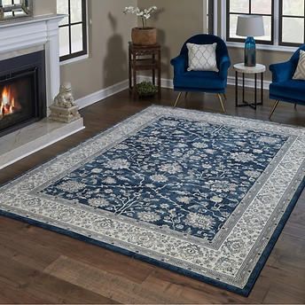 Thomasville Timeless Classic Rug Collection, Jenna Navy 8’8”x13’- New