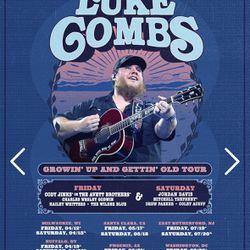 LUKE COMBS Alamo Dome 5/11 concert