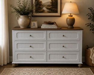 Refinished Solid Wood Dresser