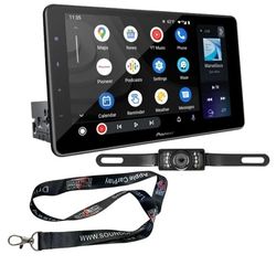 Pioneer DMH-WT3800NEX 9" Android Auto, CarPlay, Bluetooth Floating Type Multimedia Receiver Bundled with + (1) License Plate Style Backup Camera