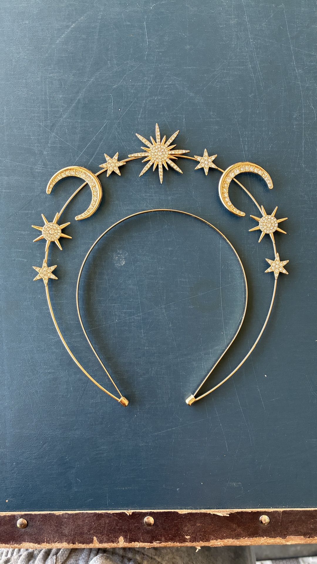 Gold Celestial Crown Headpiece