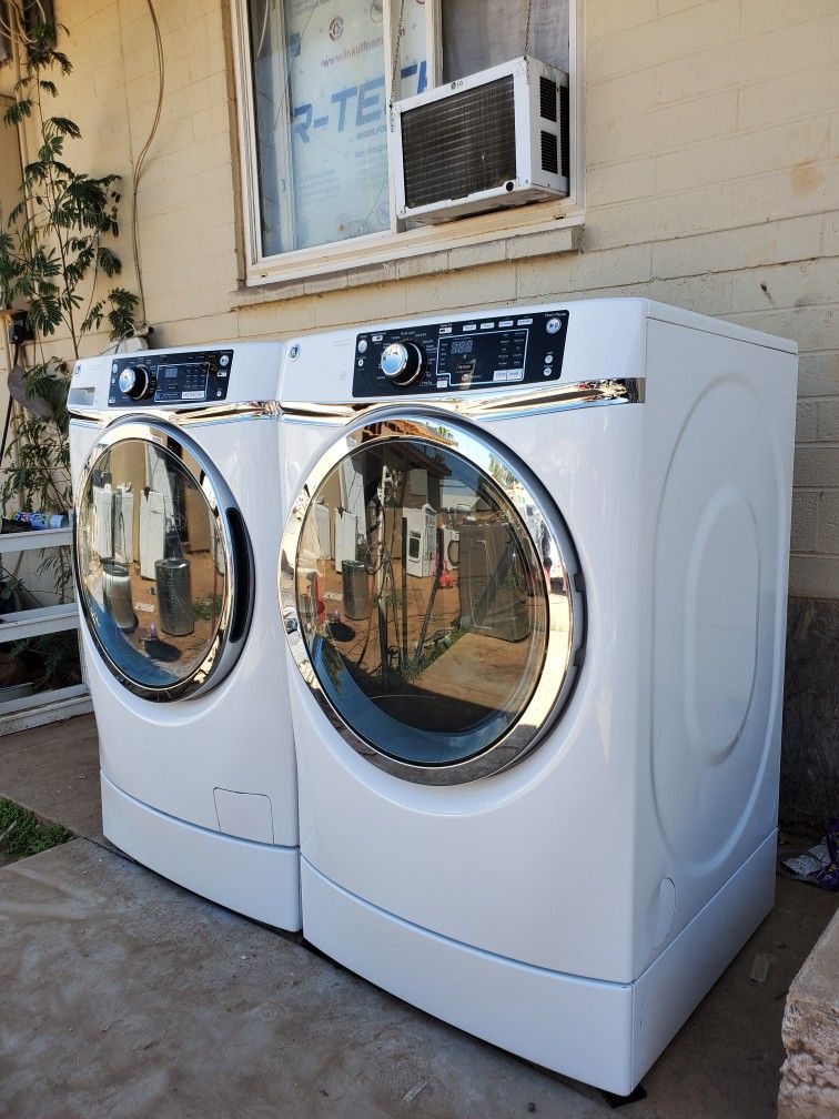 GE Front Loader Electric Washer And Dryer Home & Garden