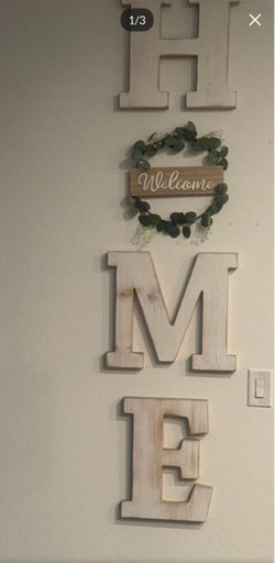 Big Home Letter Decoration