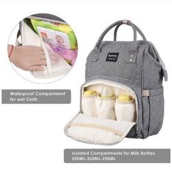 Bamny Diaper Bag Backpack for Mom and Dad