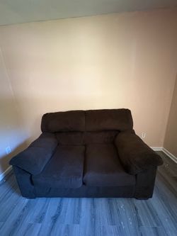 Comfy Dark Brown Couch