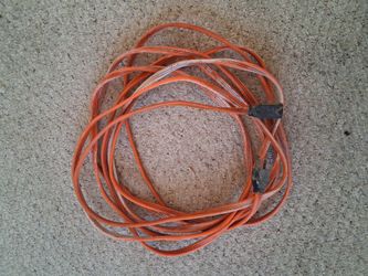Orange 25 ft outdoor extention cord