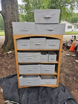 Bookshelf with cubes to go with it. Make offer.