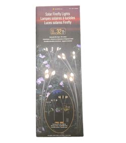 Sol R Brite Solar Firefly Garden Lights 4-Pack 32 LED Swaying Outdoor Path Decor