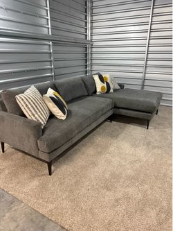 West Elm Andes Sectional | New High-Density Foam | FREE Delivery 🛻