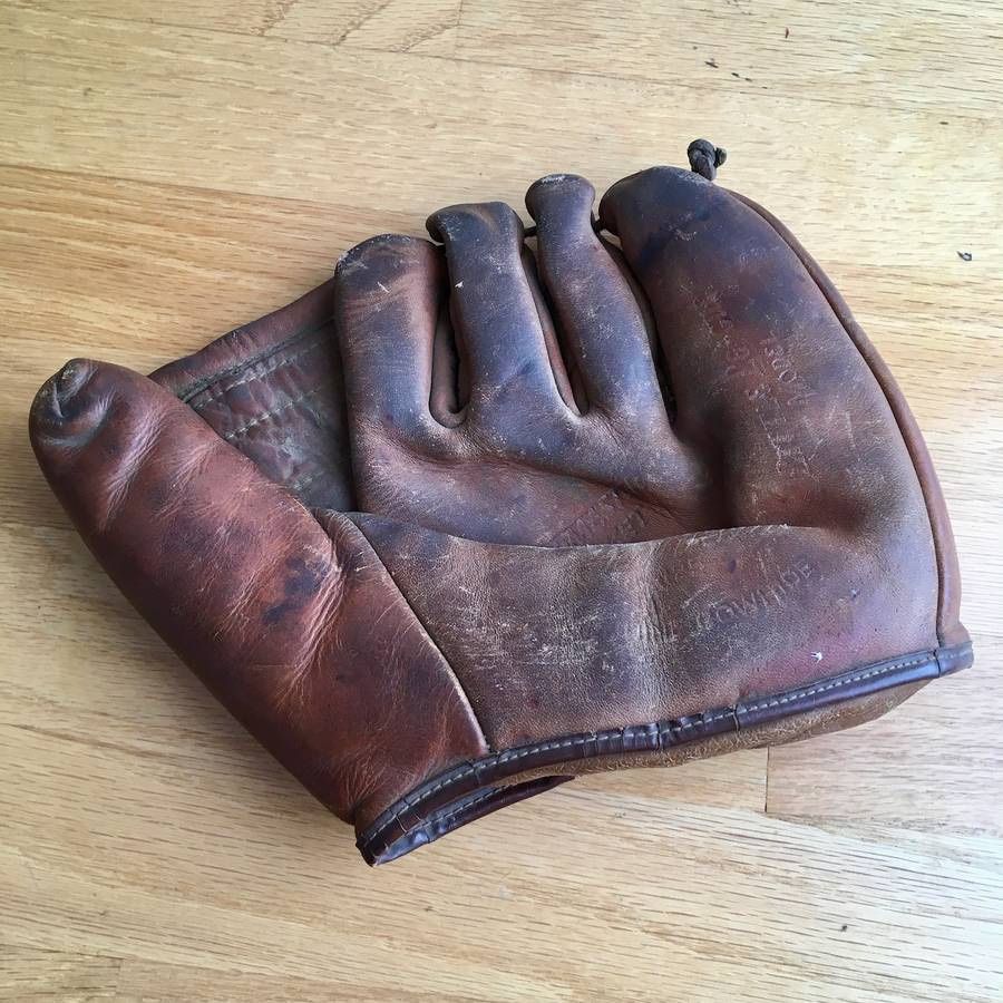 Vintage Baseball Mitt Glove Play Master Pocket Little League