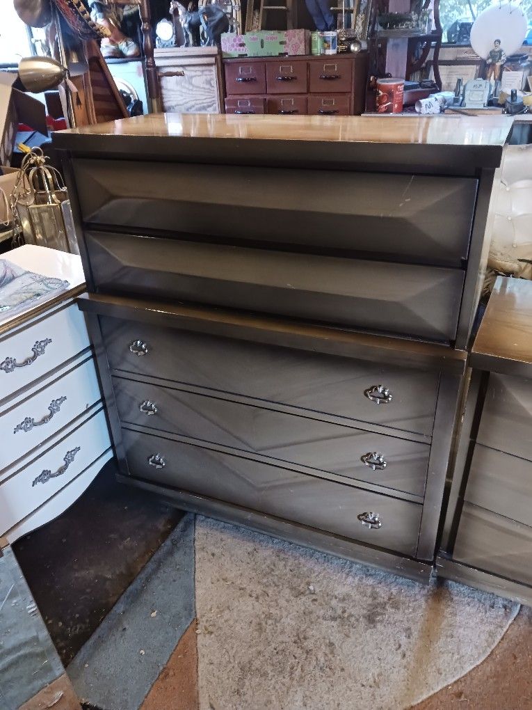 Mid-century Dresser And Chest