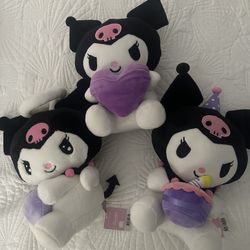 Kuromi Plushies 