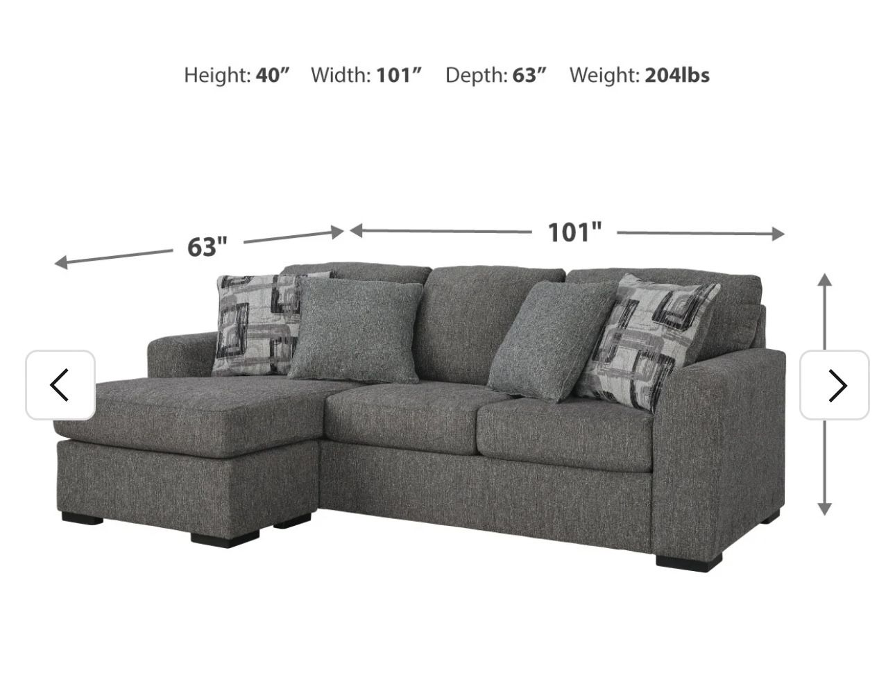 Sectional Couch With Ottoman