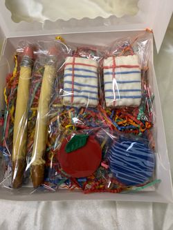 Back to School Decorated Gift Box