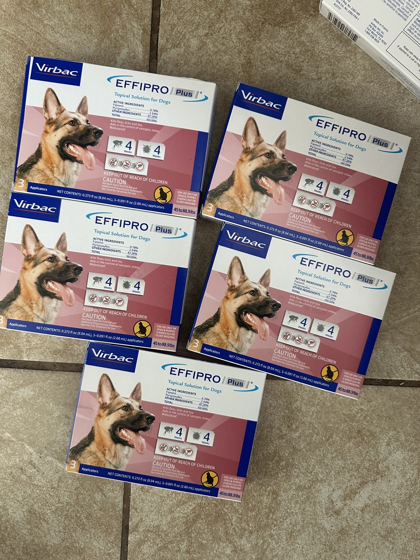 Waterproof Dog Flea and Tick Treatment for Large Dogs