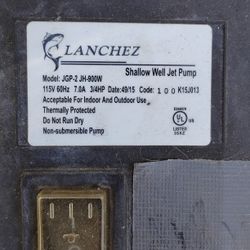 Sanchez Show Well Jet Pump