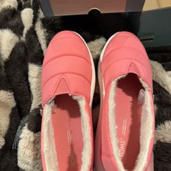 2 Pairs Women’s Tom’s Slip On Faux Fur