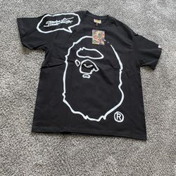 black bape shirt