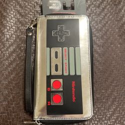 Large Zip Around Wallet - Nintendo - Controller New 