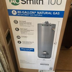 Water Heater 40 Gallon $460 Brand New
