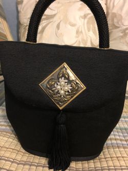 New Black Evening Bag