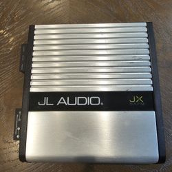  JL AUDIO JX 500/1D AMPLIFIER AND JL AUDIO SLOT PORTED  BOX