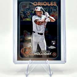 Jackson Holliday Rookie Card 2024 Topps Chrome - #88 Baltimore Orioles