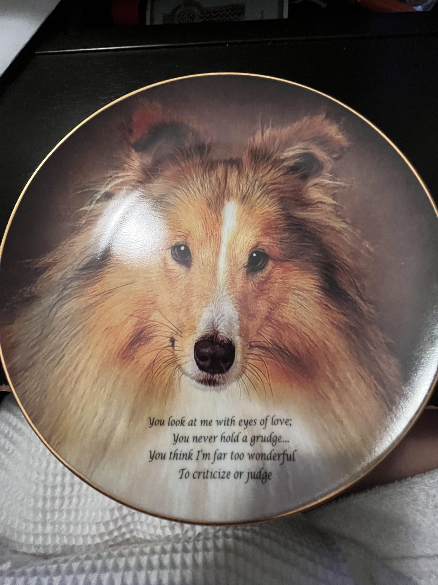 Sheltie Plate