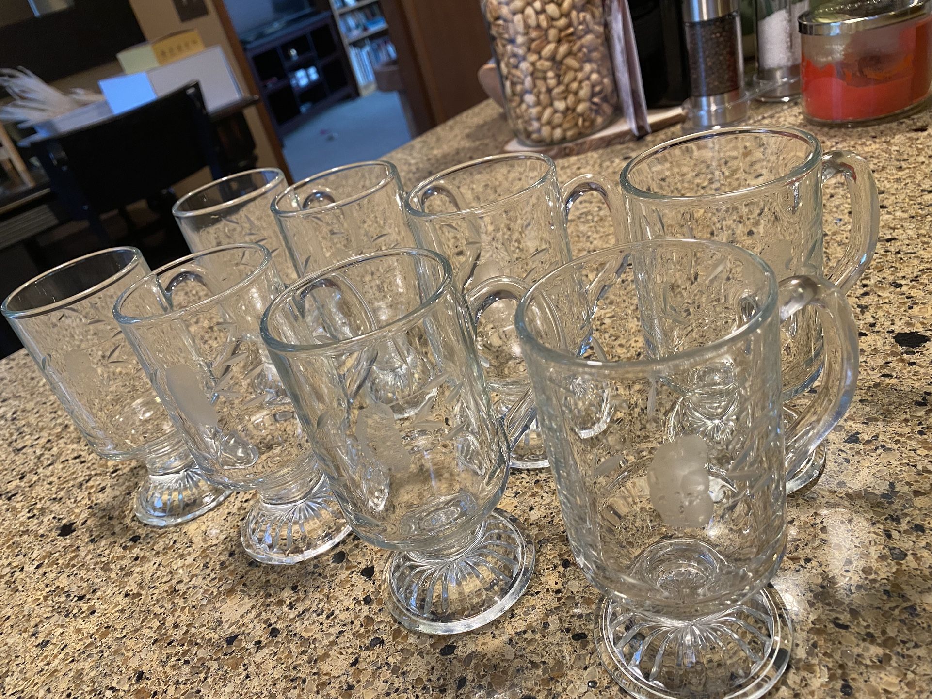 Vintage Princess House Crystal Cups