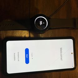 Samsung Galaxy S20 FE 5G & Samsung galaxy smart watch series 4