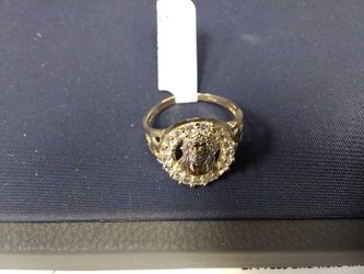 Men's Ring - Yellow Gold 10k (.417) 3.3 grams Size 10.5