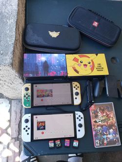 Nooo Games included. $230! Firm White 128GB Nintendo Switch OLED 2024 & 2024 Zelda OLED $275!  Pokémon games $30! Each. The rest $20! Each.