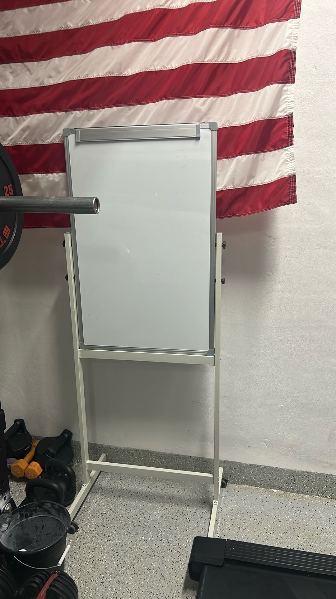 White Board On Wheels Magnetic