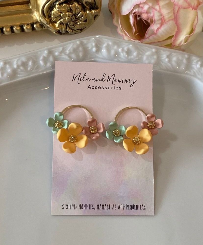 New - Floral Earrings