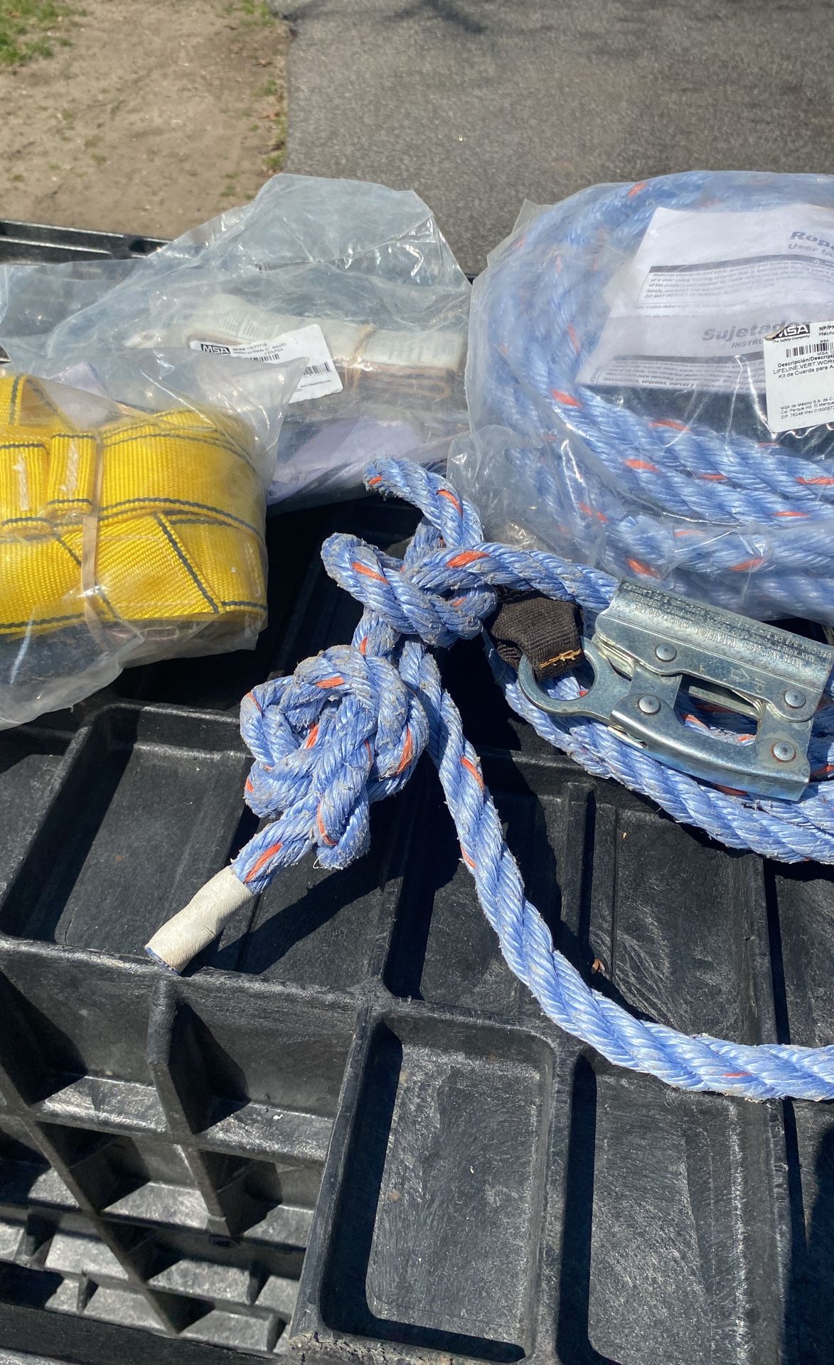 Msa Harness And Rope.