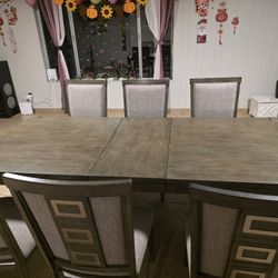 Large Dining Table Set Barely Use