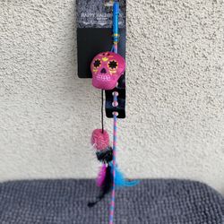 Dia De Los Muertos Sugar Skull Cat Toy.