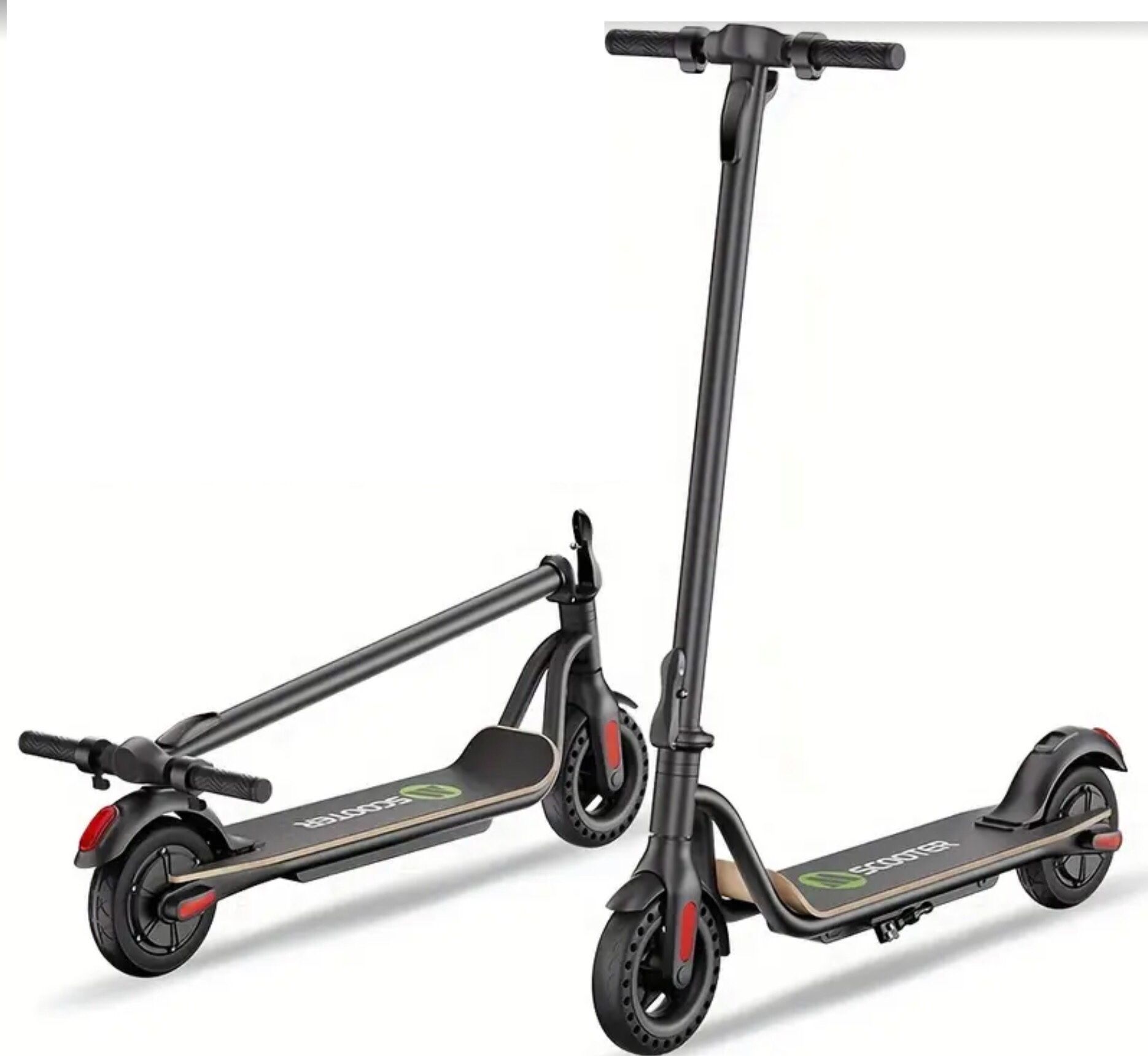 MEGAWHEELS S10 Ultra Lightweight & Foldable Electric Scooter Only 12kg With 8" Solid Wheels, Wood Pedal, 7.8AH Battery, Supports 25km/h Max Speed, 3 S