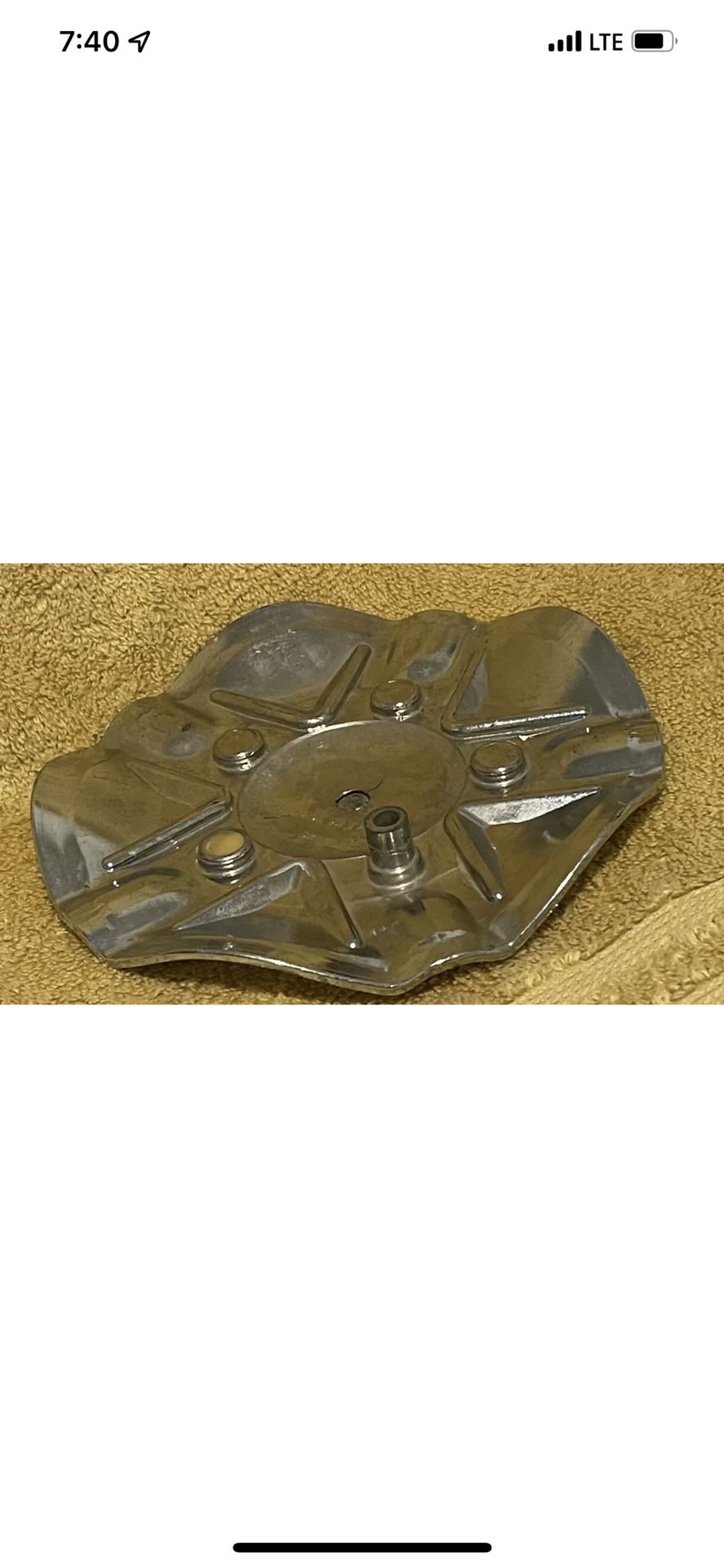 SRW MOTORSPORTS Wheels Chrome Custom Center Cap SRW-03 Bolt On Rim Hubcap