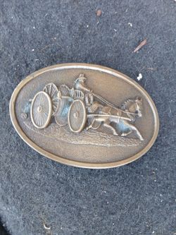 Brass Belt Buckle, vintage