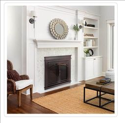 Fenwick Small Glass Fireplace Doors
