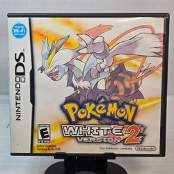 Authentic Pokémon White Version 2 Nintendo DS Complete in Case Tested & Working